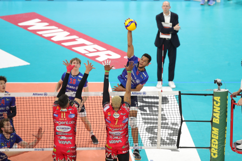 #SuperLega #VolleyAddictedSuperLega Credem Banca 2022/23 - Regular Season4^ Giornata PlayOff - Quarti di FinaleALLIANZ MILANO 3 - SIR SAFETY SUSA PERUGIA 2Allianz Cloud, Milano - 2 aprile 2023Gallery: www.volleyaddicted.comCredit: Morotti Matteo/VolleyAddicted.com