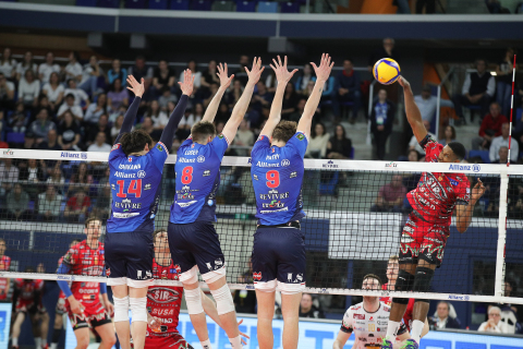 #SuperLega #VolleyAddicted

SuperLega Credem Banca 2022/23 - Regular Season
4^ Giornata PlayOff - Quarti di Finale
ALLIANZ MILANO 3 - SIR SAFETY SUSA PERUGIA 2
Allianz Cloud, Milano - 2 aprile 2023

Gallery: www.volleyaddicted.com
Credit: Morotti Matteo/VolleyAddicted.com