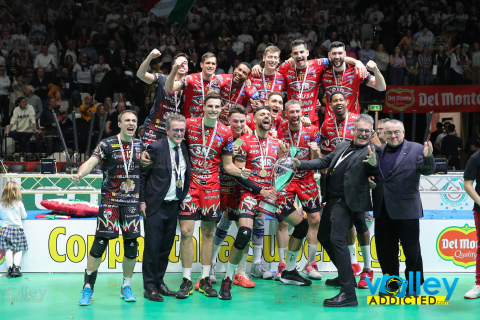 #DelMonteCoppa#SuperLega #VolleyAddictedFinal Four Del Monte® Coppa Italia 2024 - FinaleSIR SUSA VIM PERUGIA 3 - MINT VERO VOLLEY MONZA 1Unipol Arena, Casalecchio di Reno (BO) - 28 gennaio 2024Gallery: www.volleyaddicted.comCredit: Morotti Matteo/VolleyAddicted.com