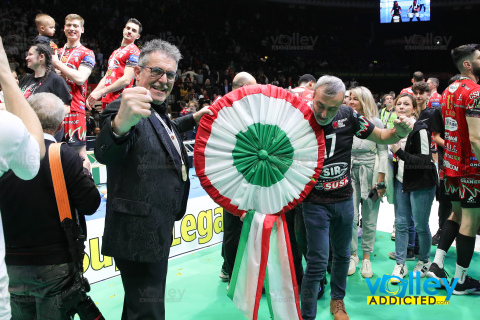 #DelMonteCoppa#SuperLega #VolleyAddictedFinal Four Del Monte® Coppa Italia 2024 - FinaleSIR SUSA VIM PERUGIA 3 - MINT VERO VOLLEY MONZA 1Unipol Arena, Casalecchio di Reno (BO) - 28 gennaio 2024Gallery: www.volleyaddicted.comCredit: Morotti Matteo/VolleyAddicted.com